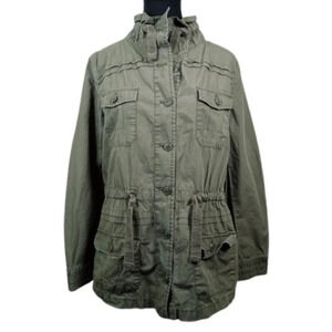 Banana  Republic Womens Size Small Military Dark Olive Jacket